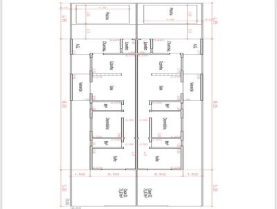 Casa para Venda, em Itanhaém, bairro Balneário Gaivota, 2 dormitórios, 2 banheiros, 1 suíte, 2 vagas
