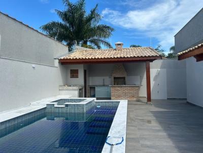 Casa para Venda, em Itanhaém, bairro Jardim Comendador, 3 dormitórios, 4 banheiros, 2 suítes, 3 vagas