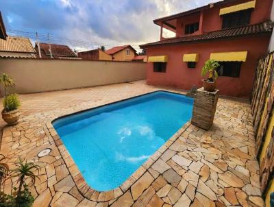 Casa para Venda, em Peruíbe, bairro Balneário Maria Helena Novaes, 3 dormitórios, 1 banheiro, 1 suíte, 5 vagas